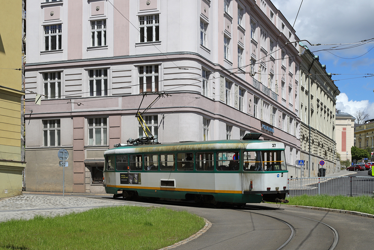 Либерец ― Яблонец-над-Нисой, Tatra T3R.PV № 27; Либерец ― Яблонец-над-Нисой — Последние недели узкоколейки, 2021 г. Либерец ― Яблонец-над-Нисой, Tatra T3R.PV № 27; Либерец ― Яблонец-над-Нисой — Последние недели узкоколейки, 2021 г.