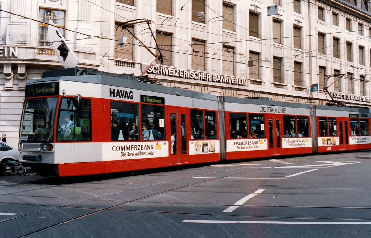 Базель, Duewag MGT6D № 500