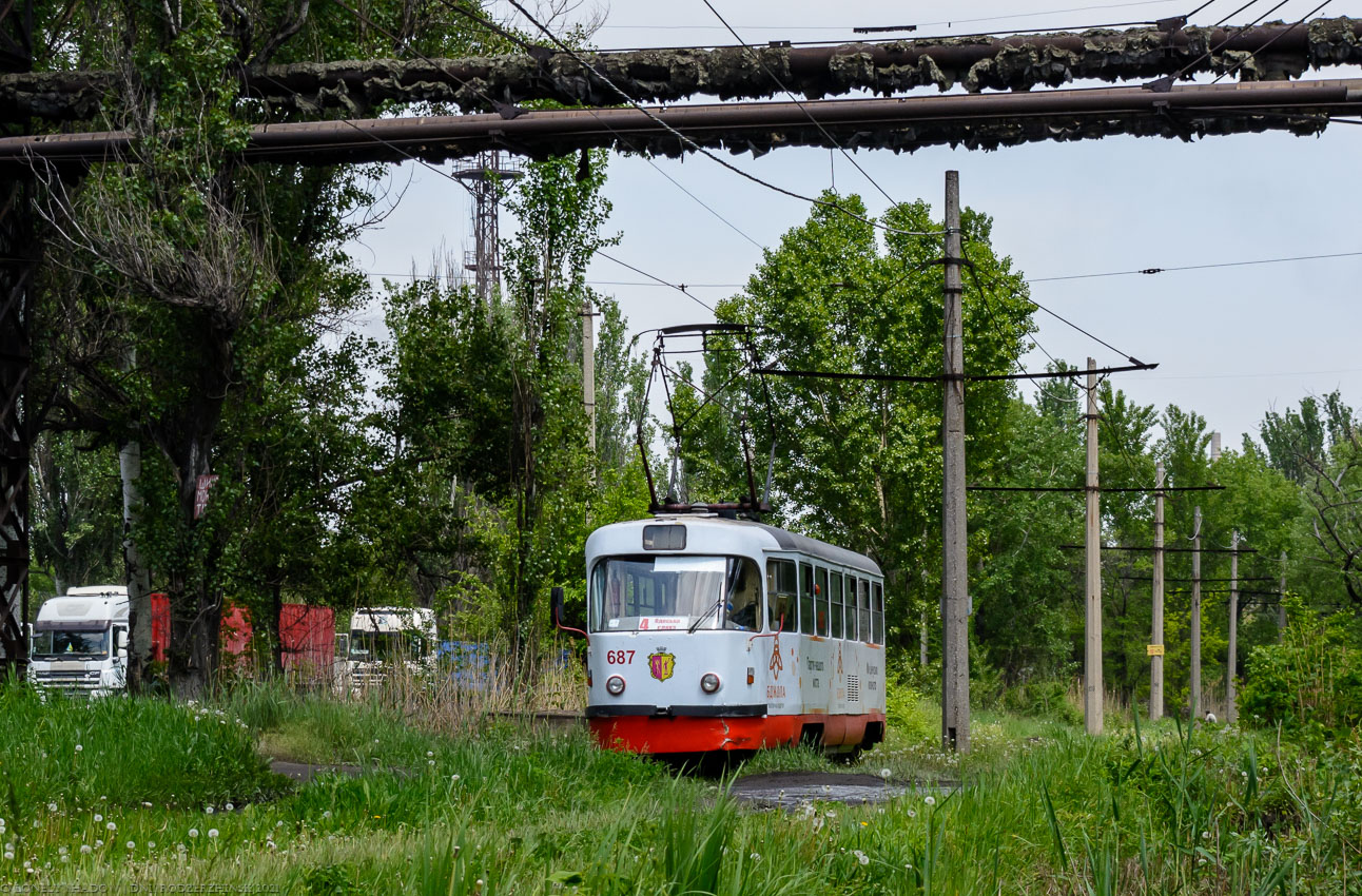 Каменское, Tatra T3SU № 687