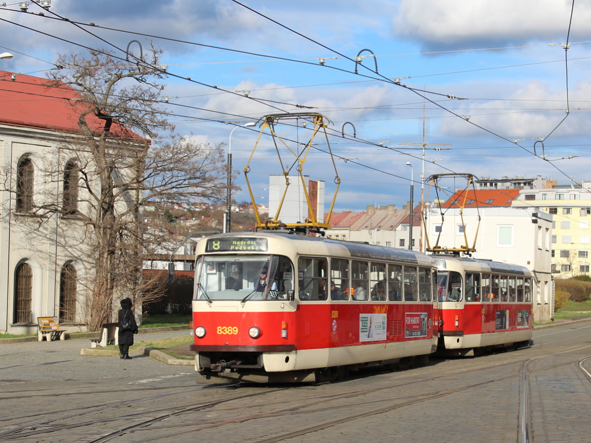 Прага, Tatra T3R.P № 8389