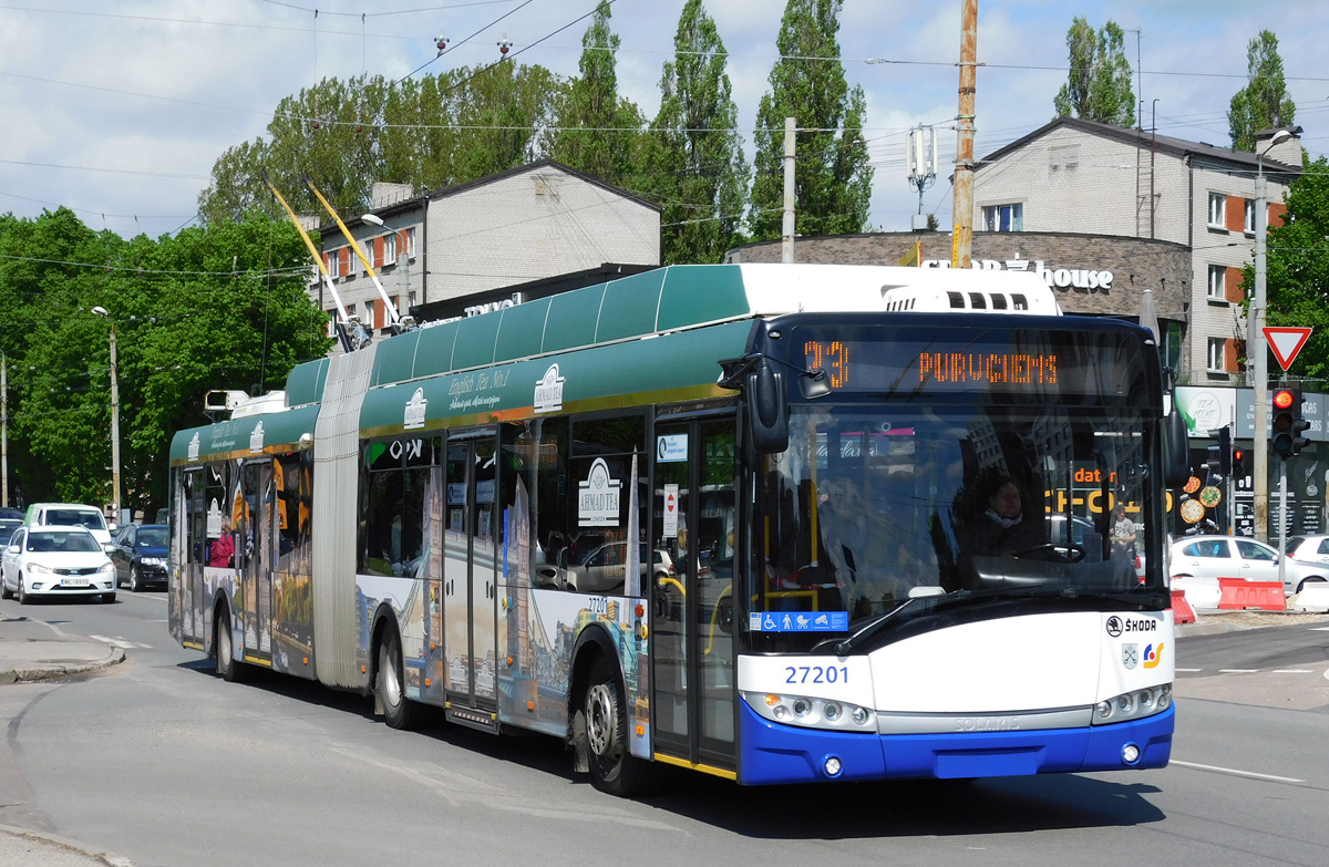 Рига, Škoda 27Tr Solaris III № 27201