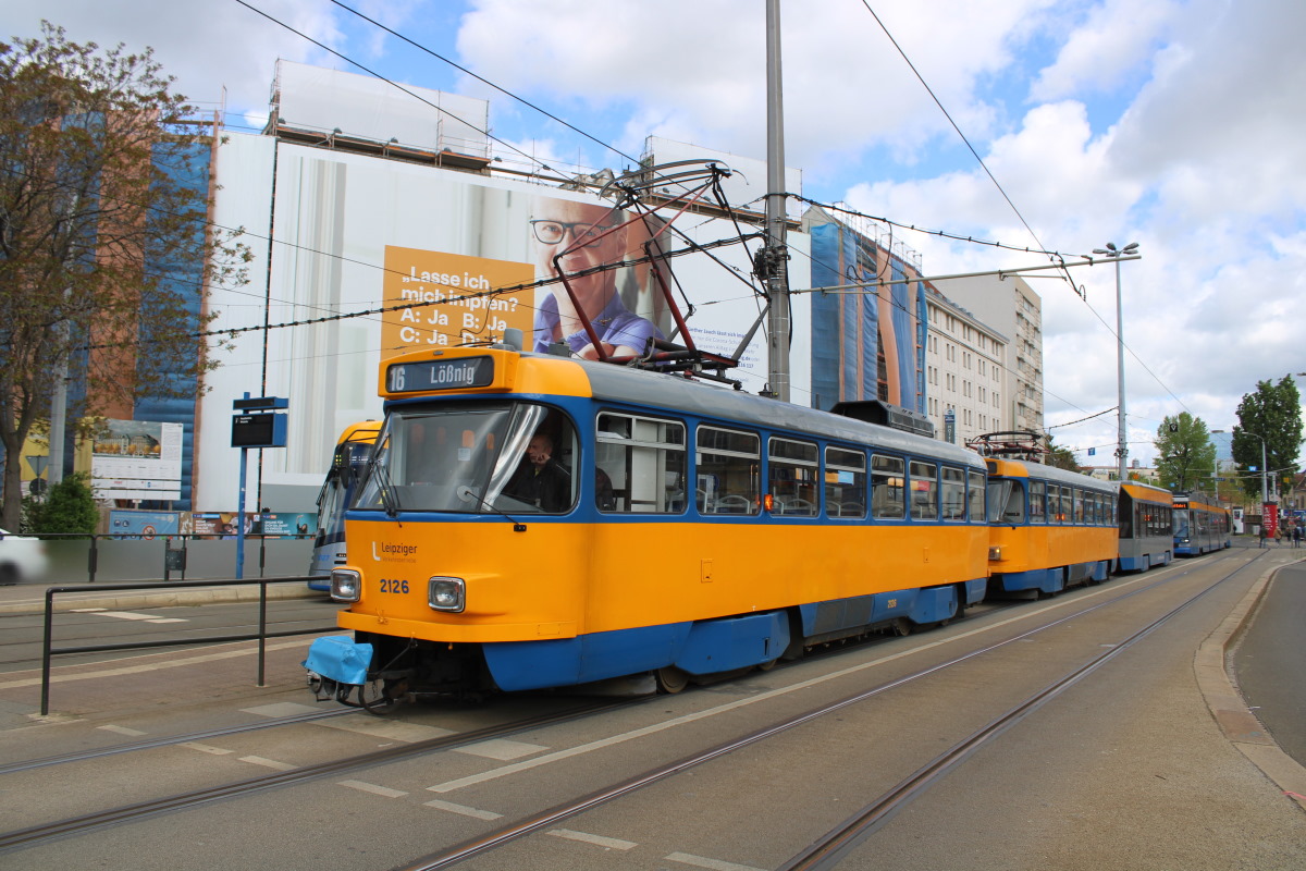 Лейпциг, Tatra T4D-M1 № 2126 Лейпциг, Tatra T4D-M1 № 2126
