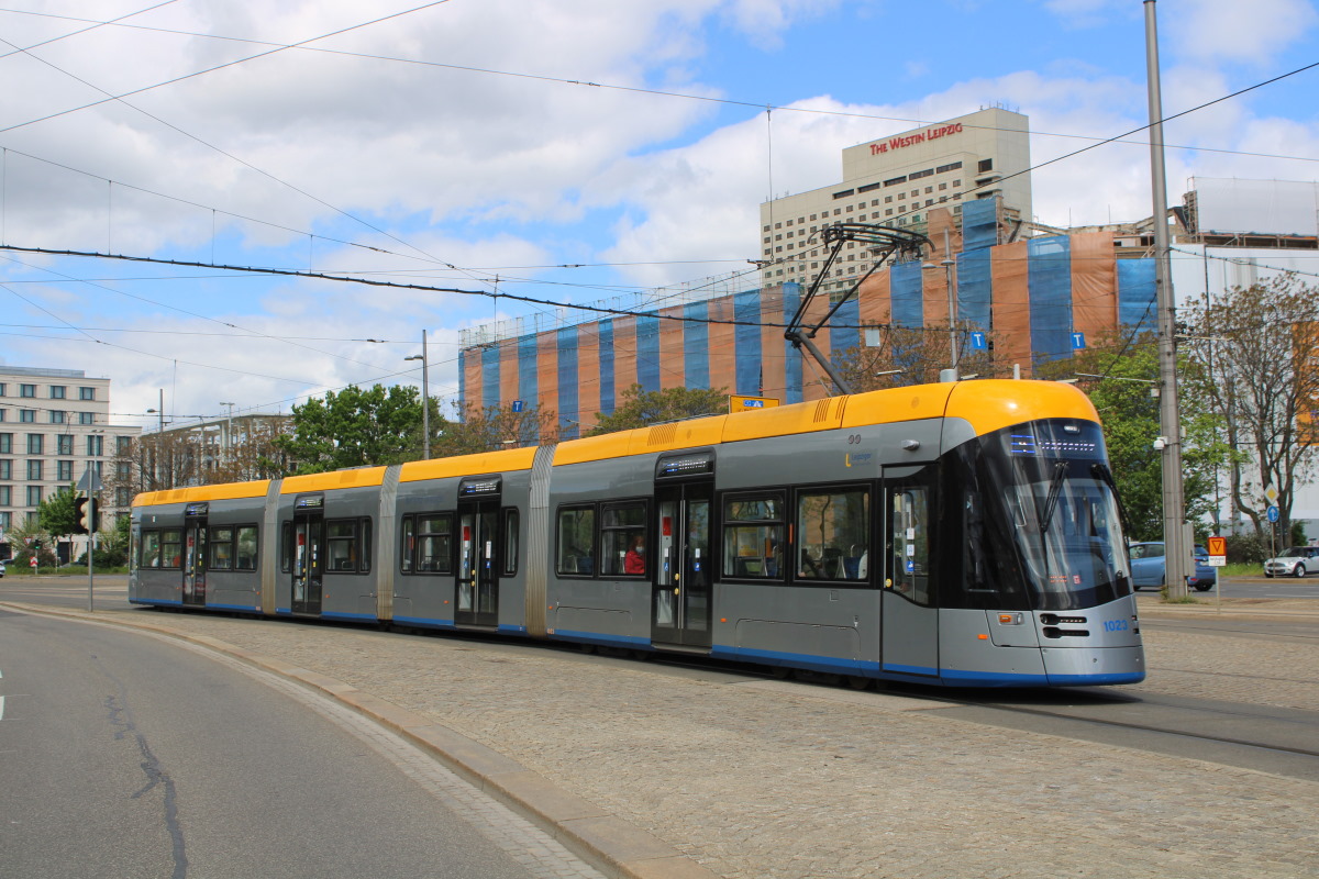 Лейпциг, Solaris Tramino Leipzig (NGT10) № 1023