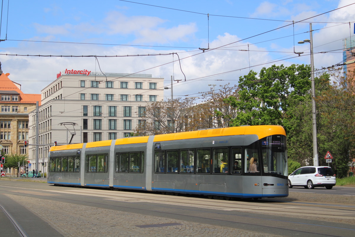 Лейпциг, Solaris Tramino Leipzig (NGT10) № 1043