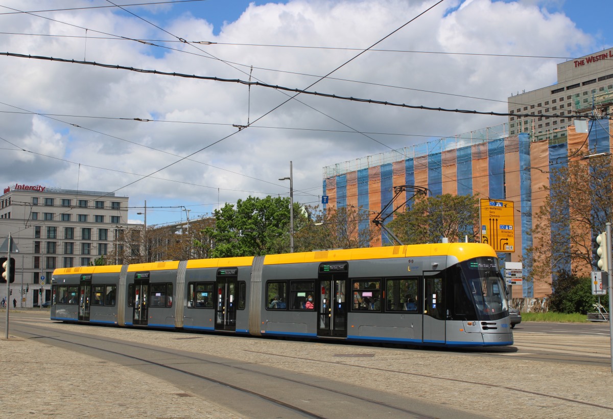 Лейпциг, Solaris Tramino Leipzig (NGT10) № 1020