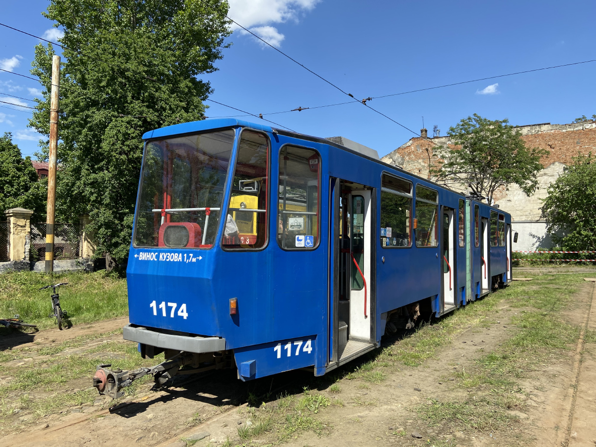 Львов, Tatra KT4D № 1174; Львов — Выставка трамваев по случаю 127-летия львовского трамвая