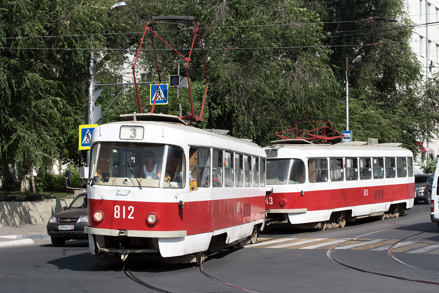 Самара, Tatra T3SU № 812
