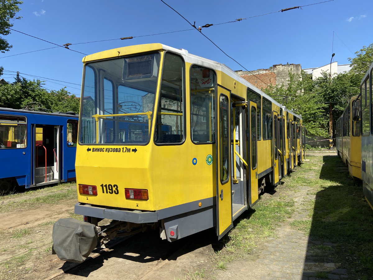 Львов, Tatra KT4DM № 1193