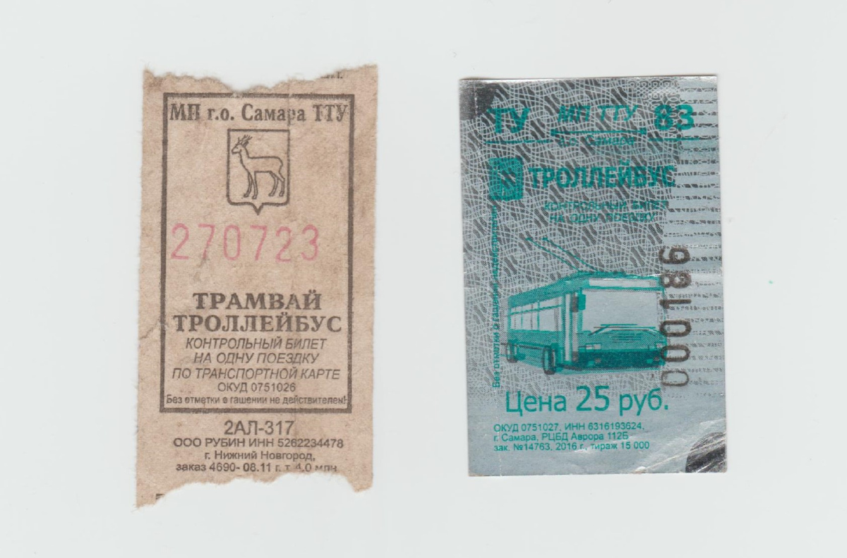 Самара — Проездные документы