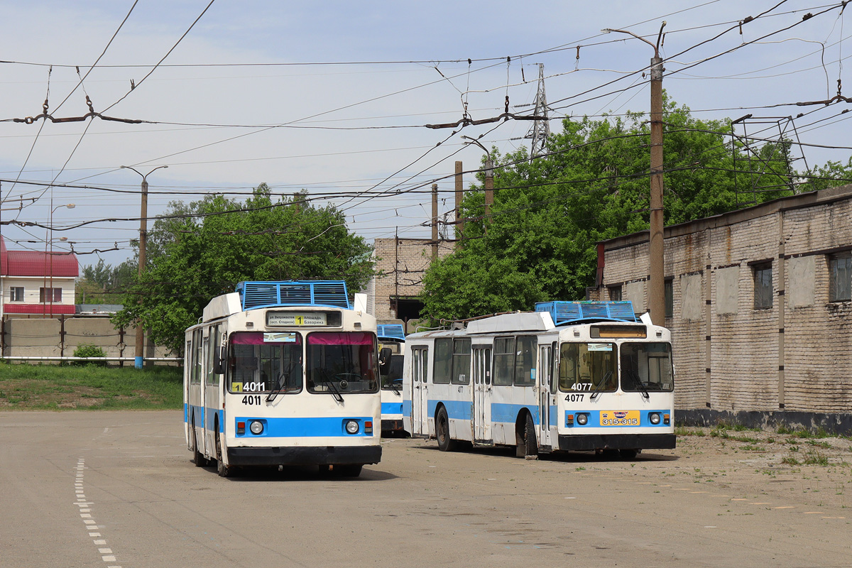 Барнаул, ЗиУ-682 КВР БТРМ № 4011; Барнаул, ЗиУ-682 КВР БТРМ № 4077