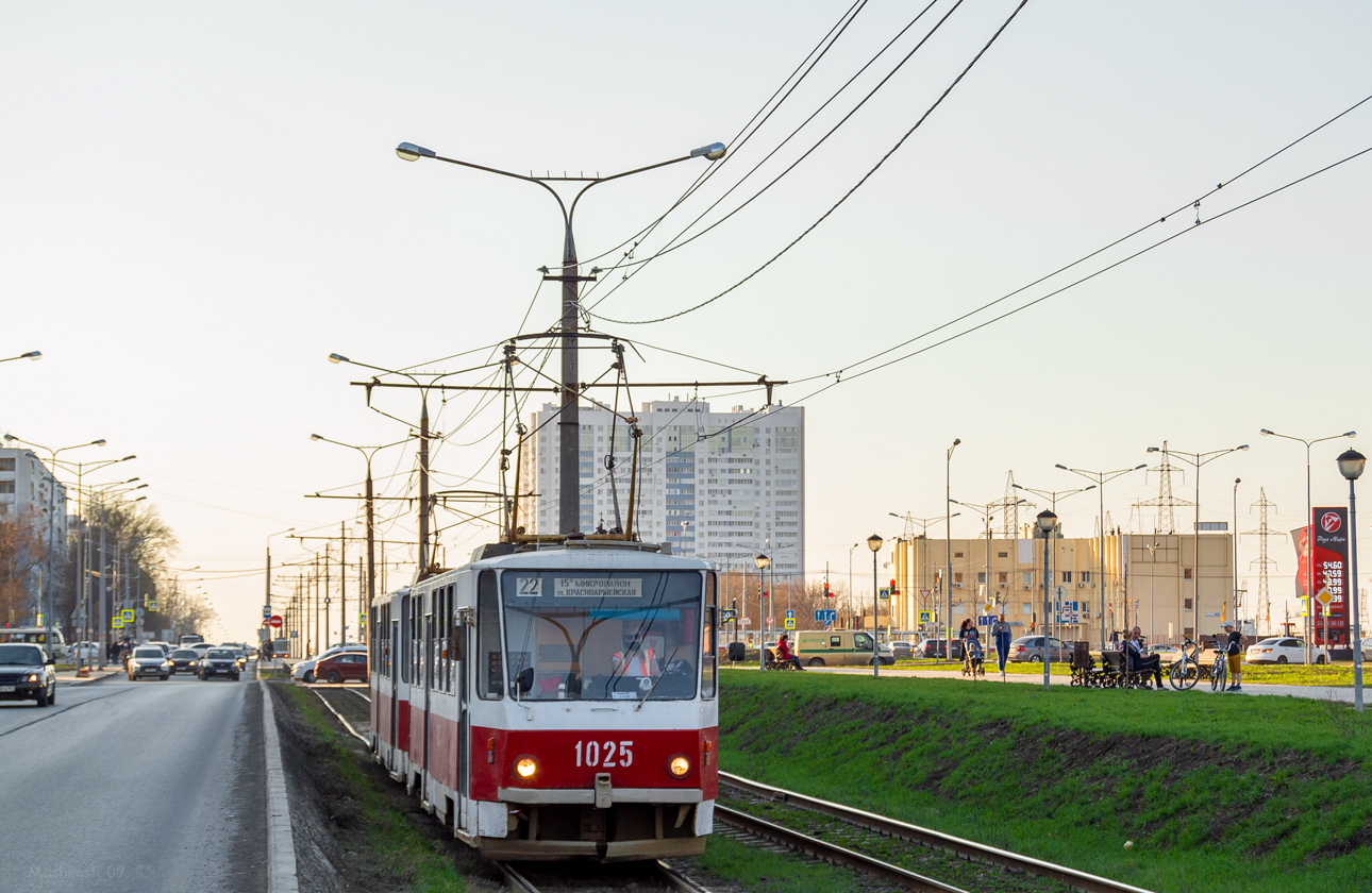 Самара, Tatra T6B5SU № 1025