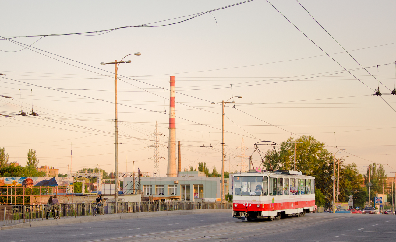 Запорожье, Tatra T6B5SU № 436