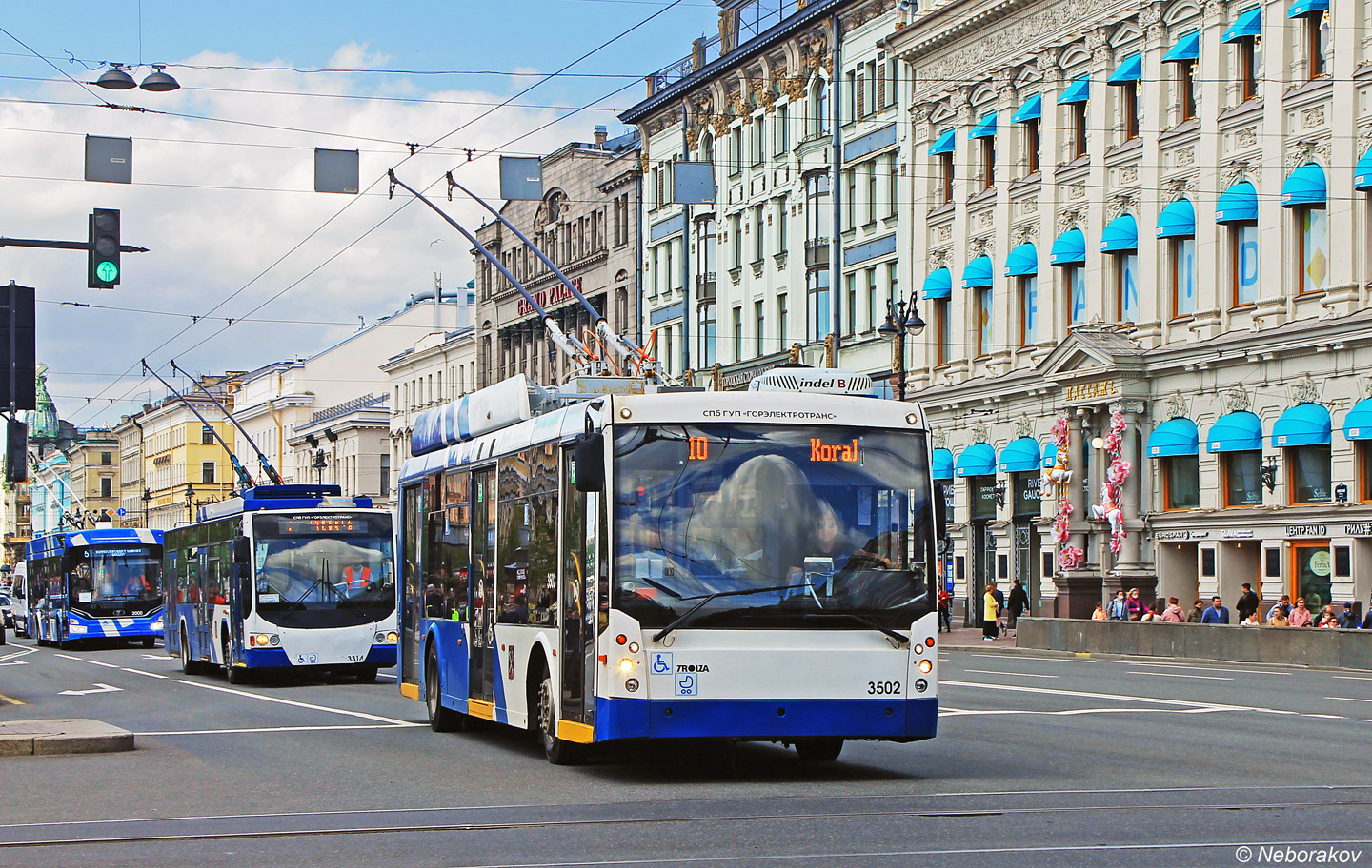 Санкт-Петербург, Тролза-5265.00 «Мегаполис» № 3502