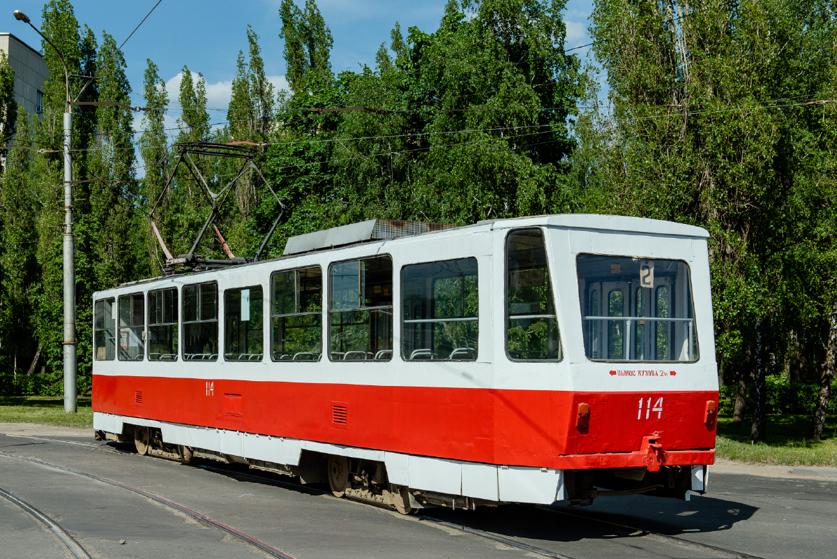 Липецк, Tatra T6B5SU № 114