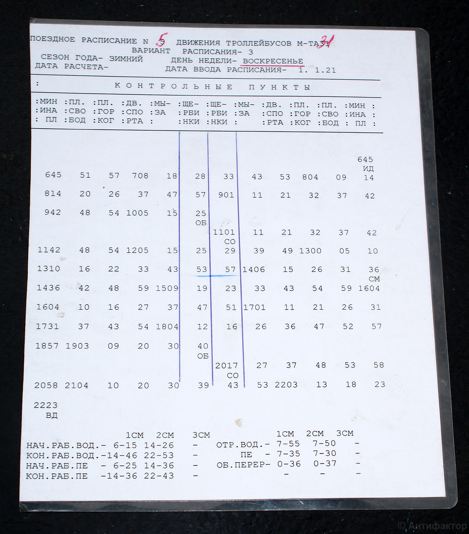 Нижний Новгород — Маршрутные таблички и расписания
