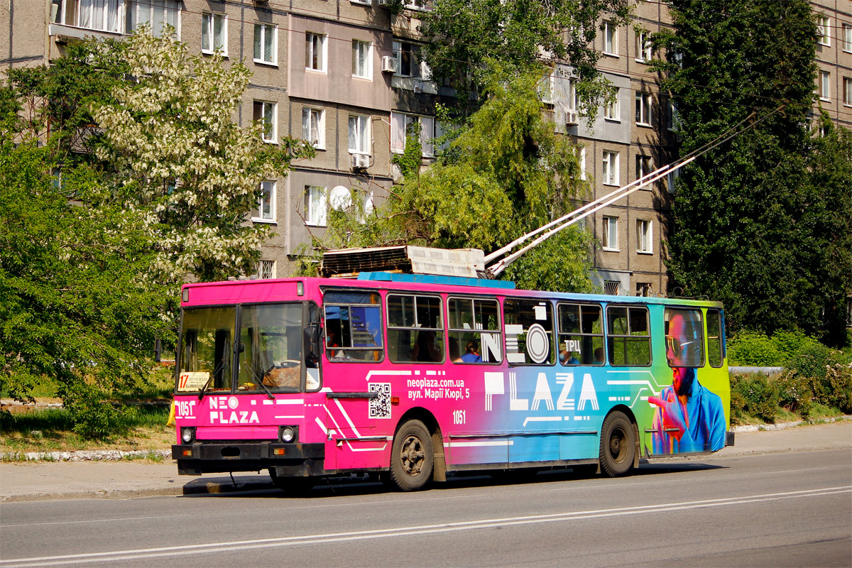 Днепр, ЮМЗ Т1Р (Т2П) № 1051