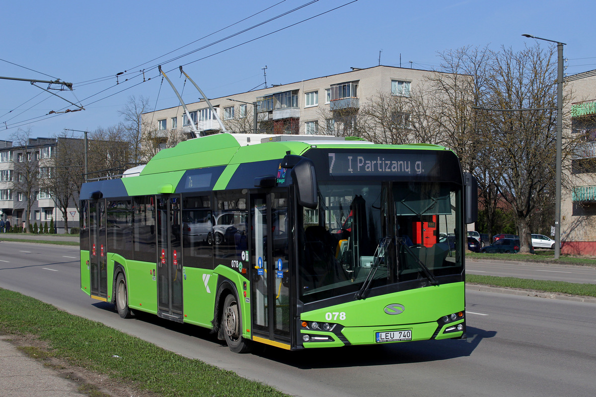 Каунас, Solaris Trollino IV 12 Medcom № 078
