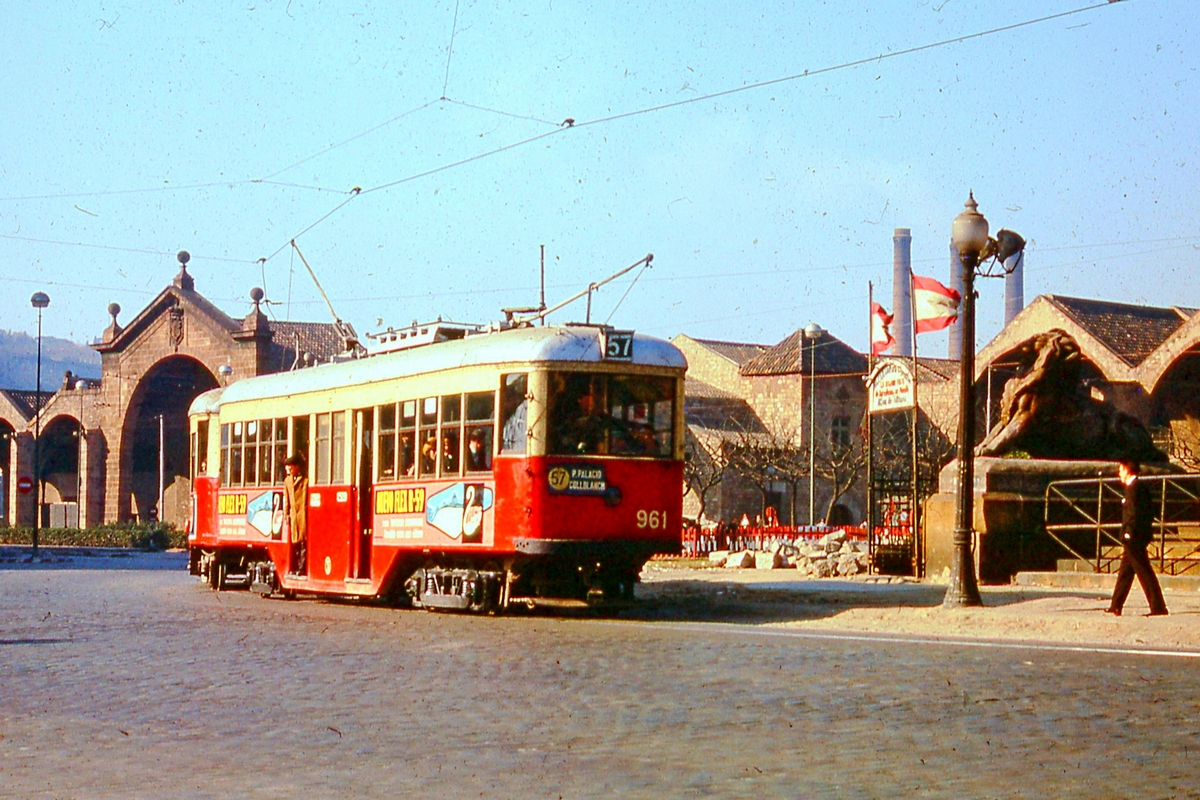 Барселона, Ateliers de Manage 4-axle motor car № 961; Барселона — Исторические фотографии