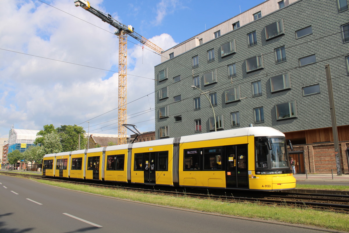 Берлин, Bombardier Flexity Berlin (GT8-08ZR/F8Z) № 9133