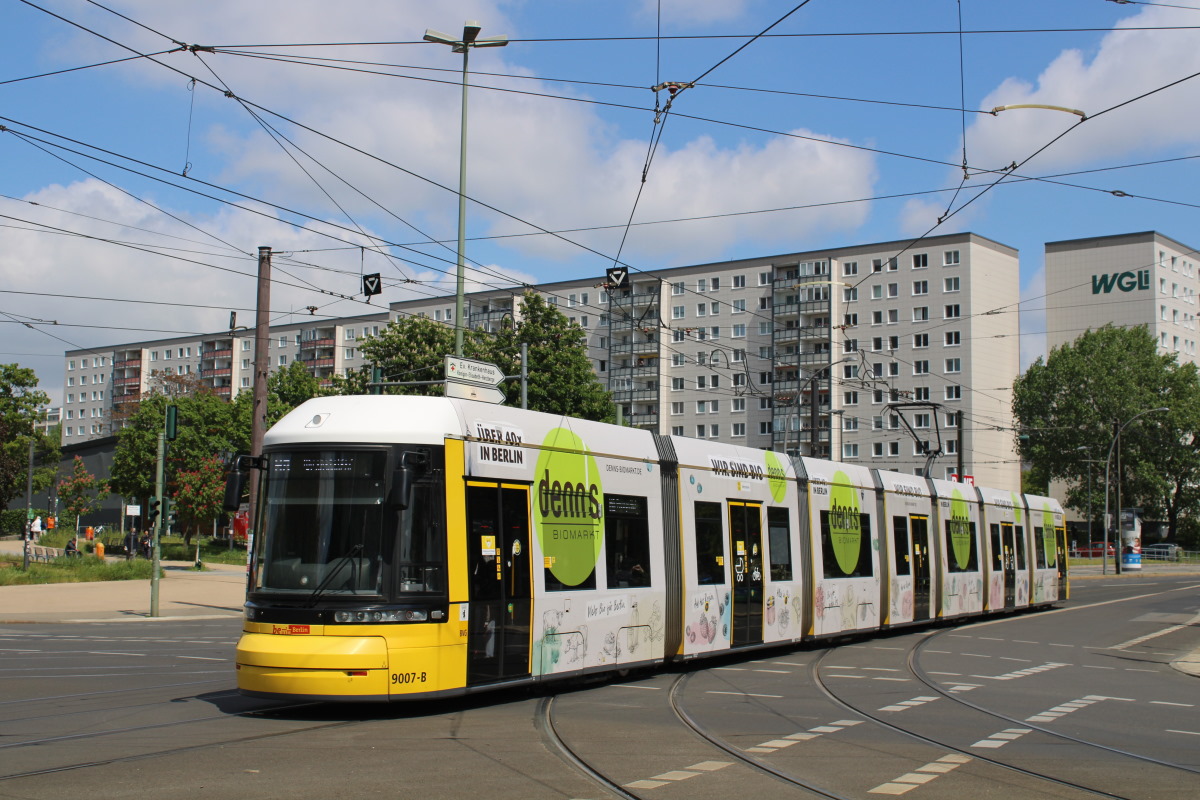 Берлин, Bombardier Flexity Berlin (GT8-08ZR/F8Z) № 9007