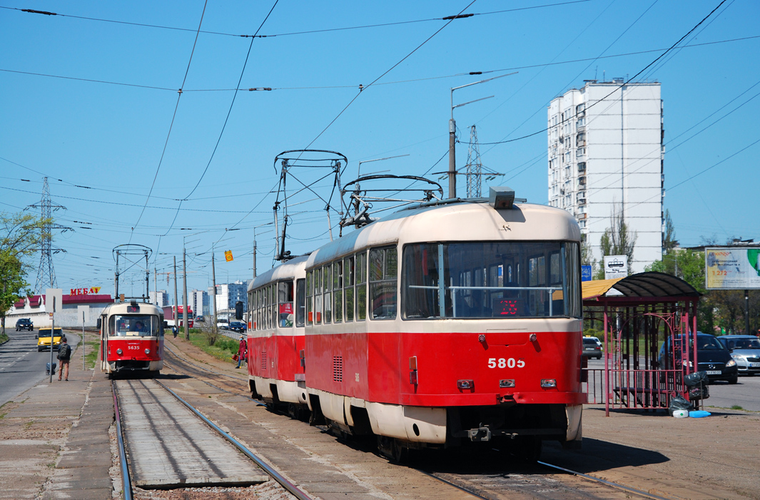 Киев, Tatra T3SUCS № 5805