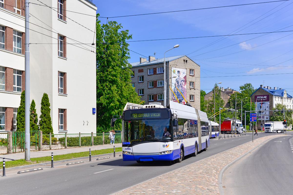 Рига, Solaris Trollino III 18 Ganz-Škoda № 26586