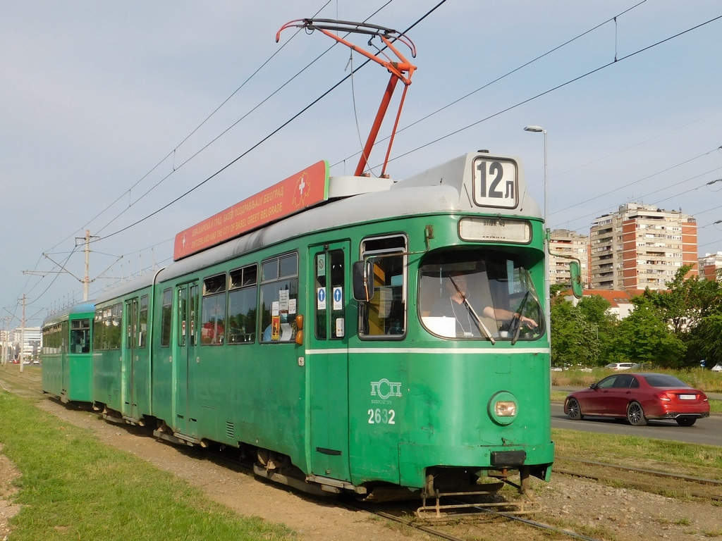 Белград, Duewag GT6 № 80632 (2632)