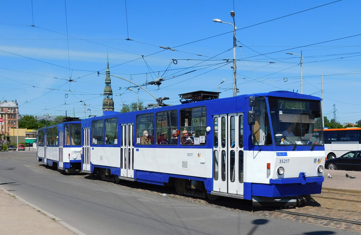Рига, Tatra T3MR (T6B5-R) № 35217