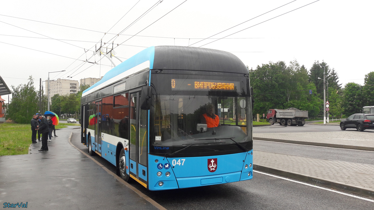 文尼察, PTS 12 # 047; 文尼察 — Assembly and presentation of VinLine (PTS-12) trolleybuses