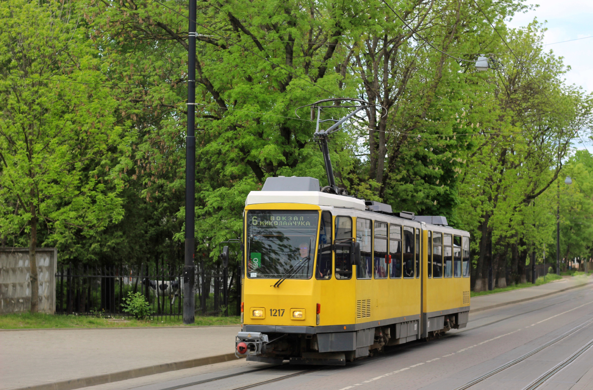 Львов, Tatra KT4DM № 1217
