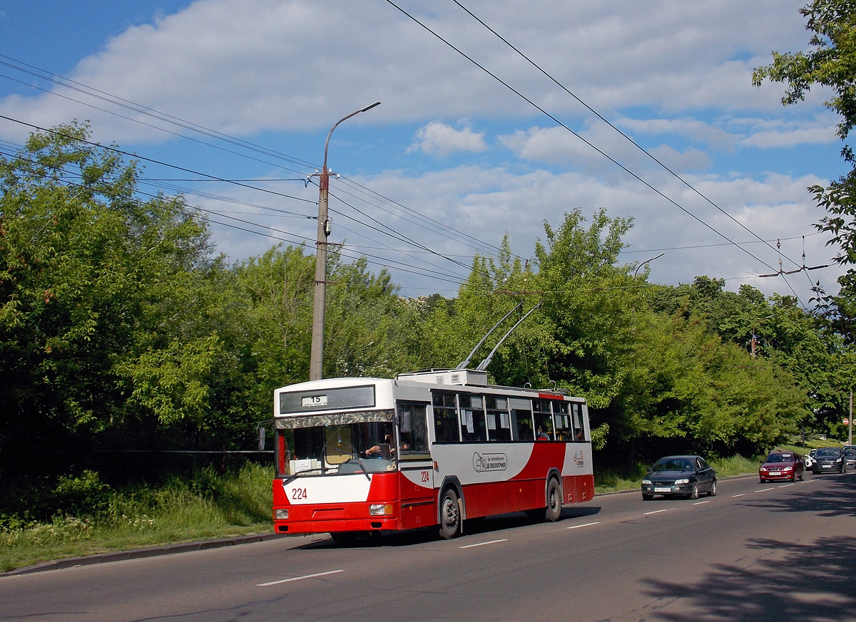 Луцк, MPK/Jelcz 120MT № 224