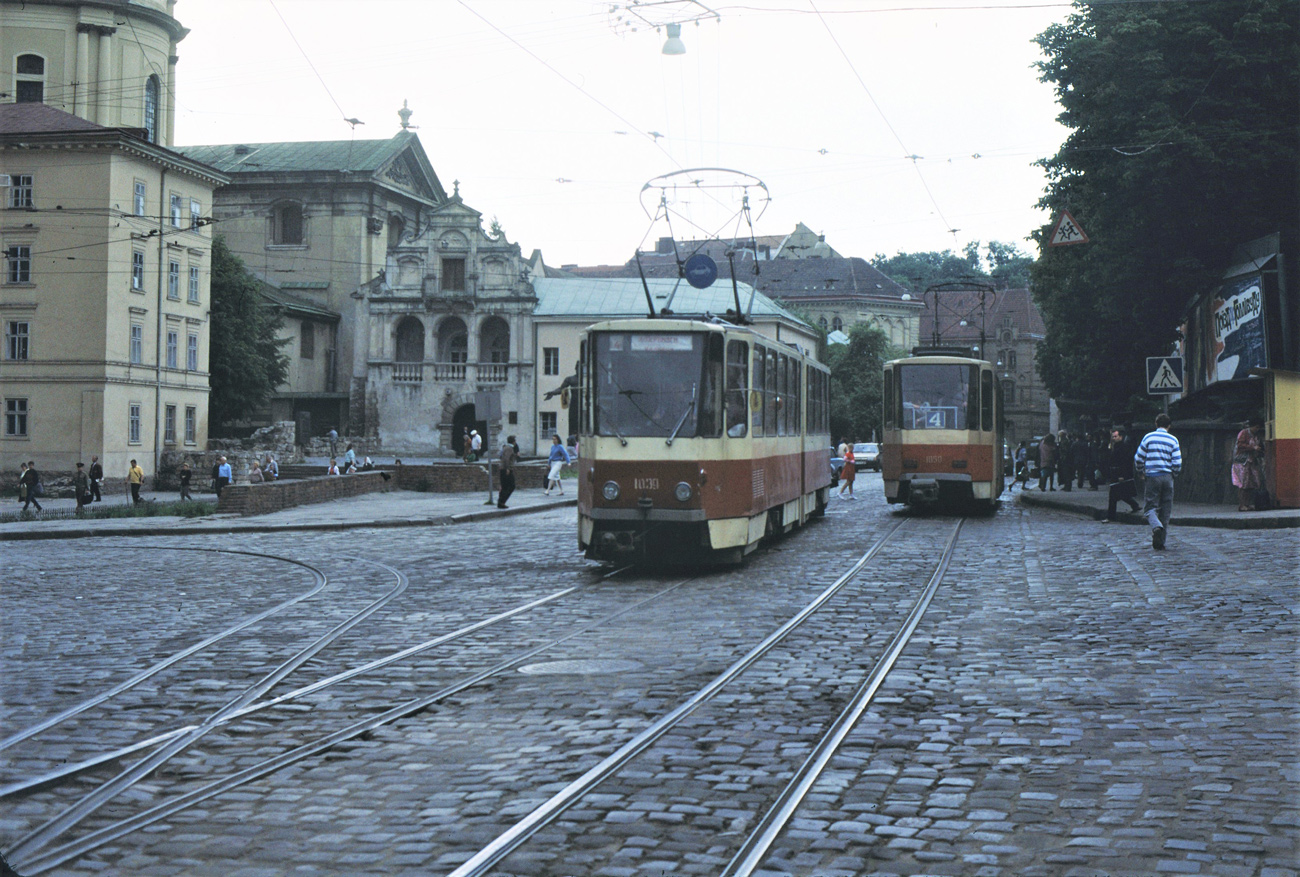 Львов, Tatra KT4SU № 1039; Львов, Tatra KT4SU № 1050