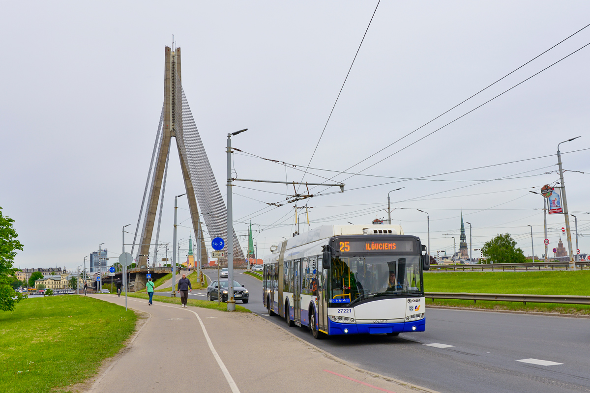Рига, Škoda 27Tr Solaris III № 27221
