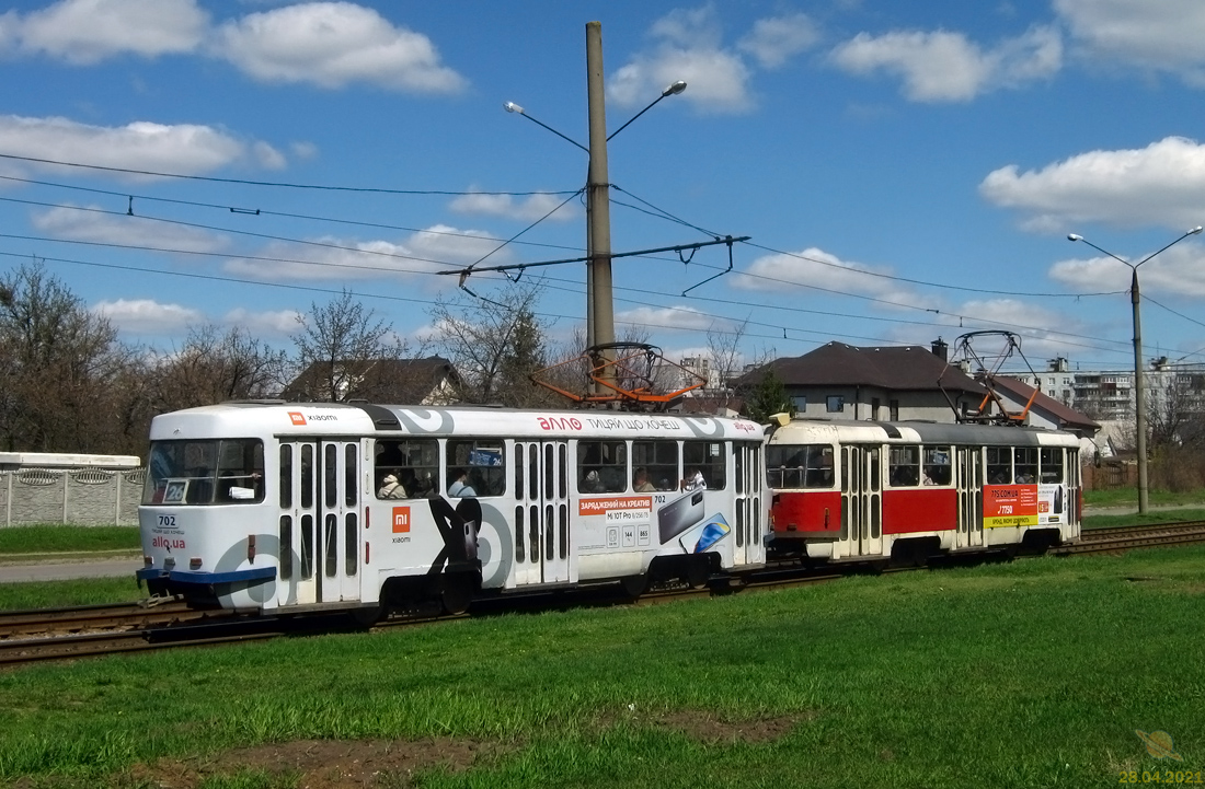 Kharkiv, Tatra T3SUCS # 702