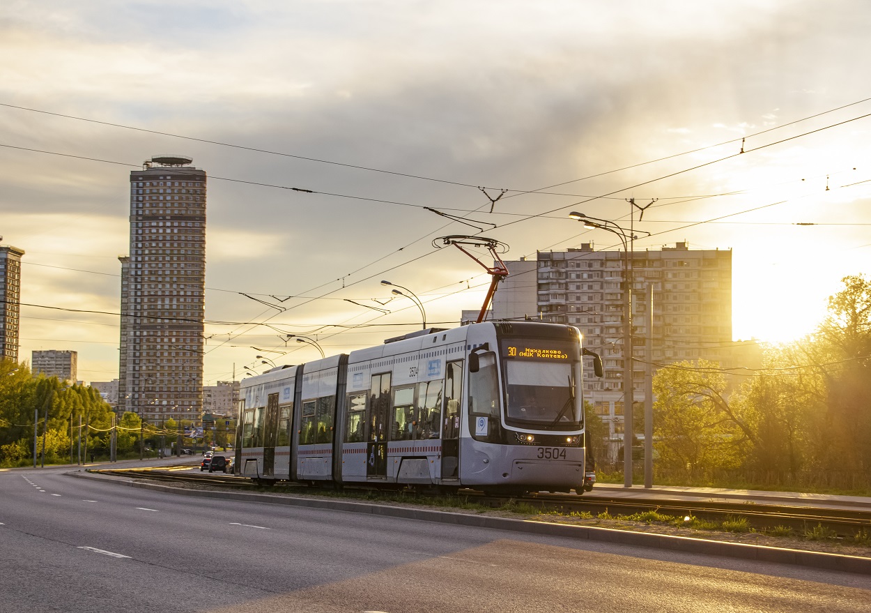 Москва, 71-414 (Pesa Fokstrot) № 3504