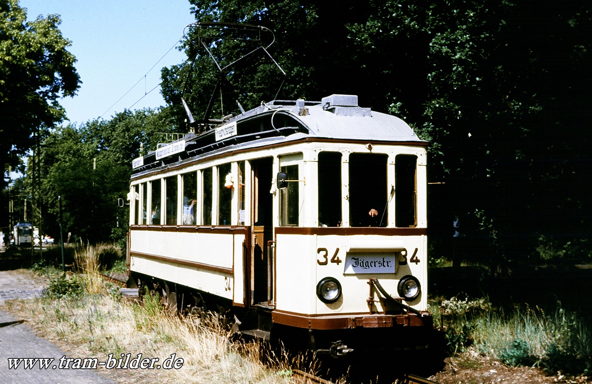 Шёнайхе – Рюдерсдорф, Четырёхосный моторный Lindner/AEG № 34 Шёнайхе – Рюдерсдорф, Четырёхосный моторный Lindner/AEG № 34