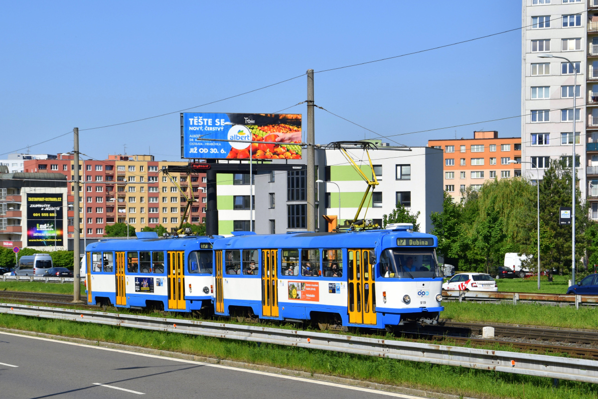 Острава, Tatra T3R.P № 919