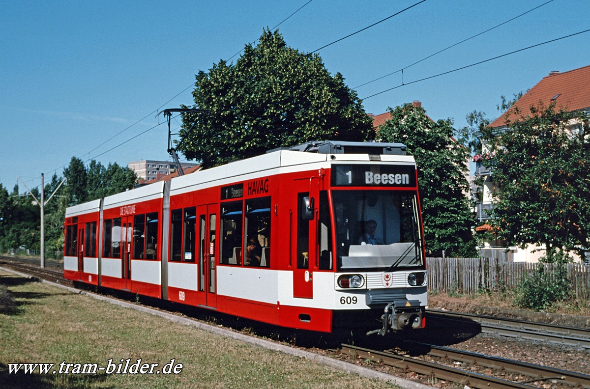 Галле, Duewag MGT6D № 609