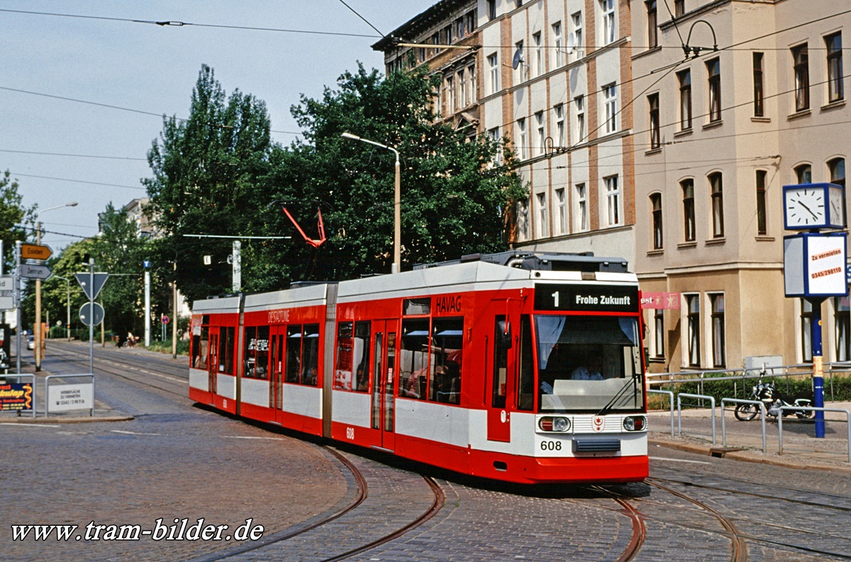 Галле, Duewag MGT6D № 608