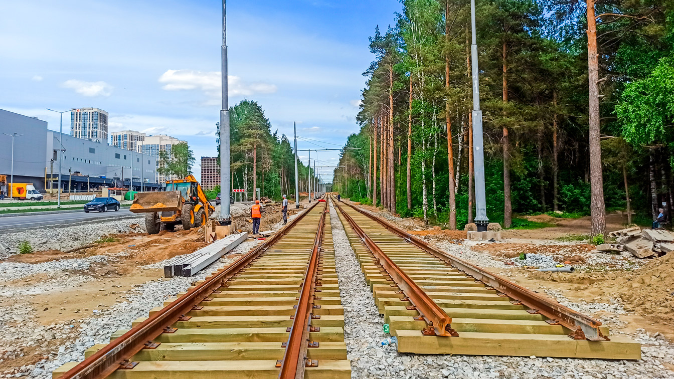 Jekatěrinburg — The construction of a tram line Ekaterinburg — Verhnyaya Pyshma; Verkhniaya Pyshma — The construction of a tram line Ekaterinburg — Verhnyaya Pyshma