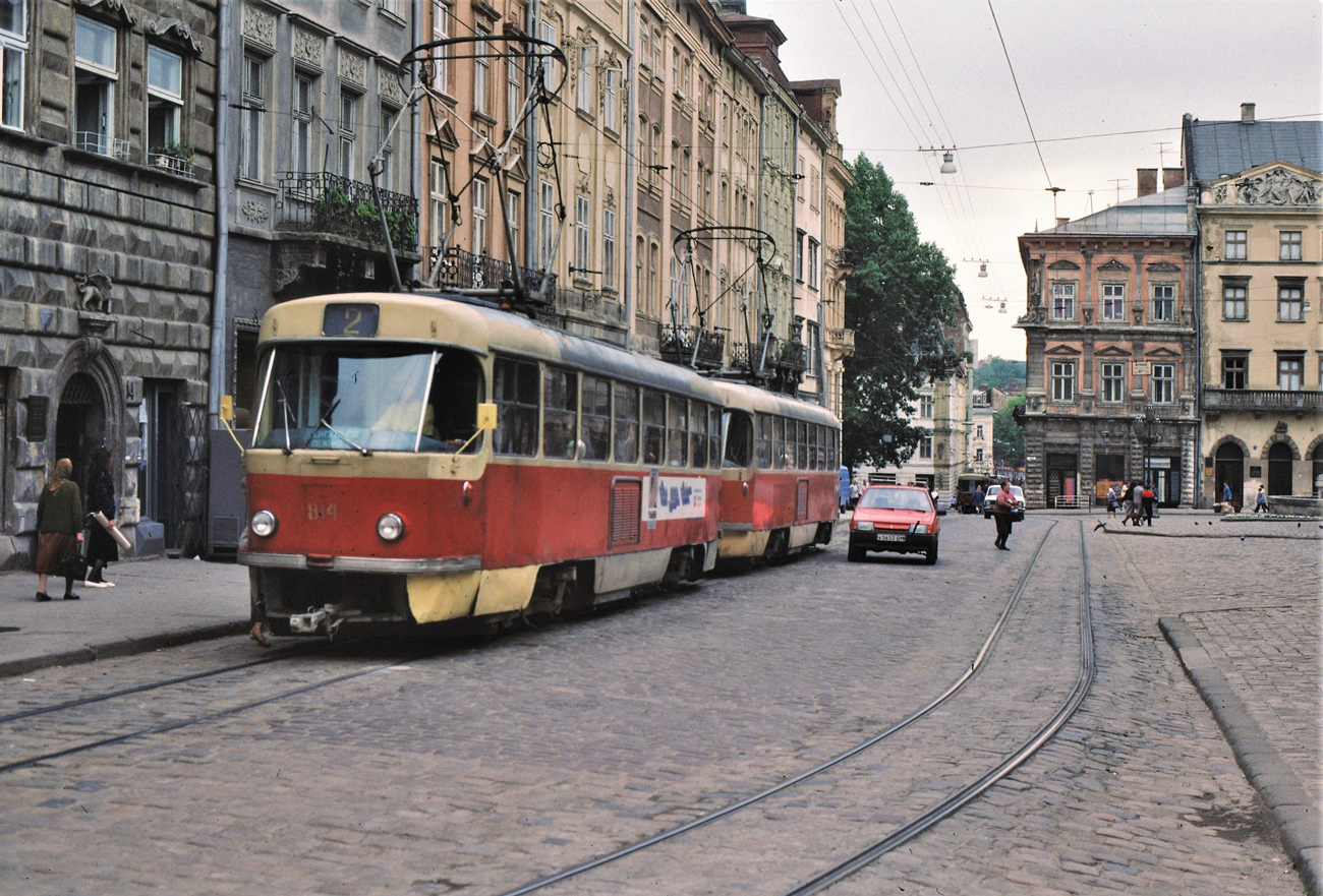 Lavov, Tatra T4SU Br. 814