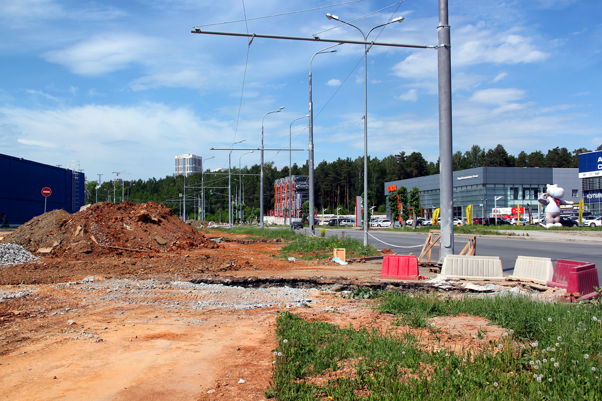 Екатеринбург — Строительство междугородной трамвайной линии Екатеринбург — Верхняя Пышма; Верхняя Пышма — Строительство междугородной трамвайной линии Екатеринбург — Верхняя Пышма