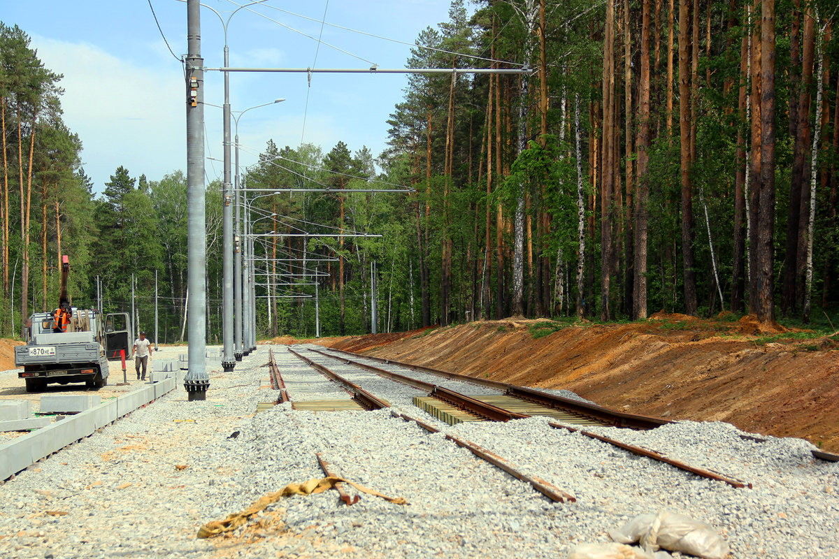 Yekaterinburg — The construction of a tram line Ekaterinburg — Verhnyaya Pyshma; Verkhniaya Pyshma — The construction of a tram line Ekaterinburg — Verhnyaya Pyshma