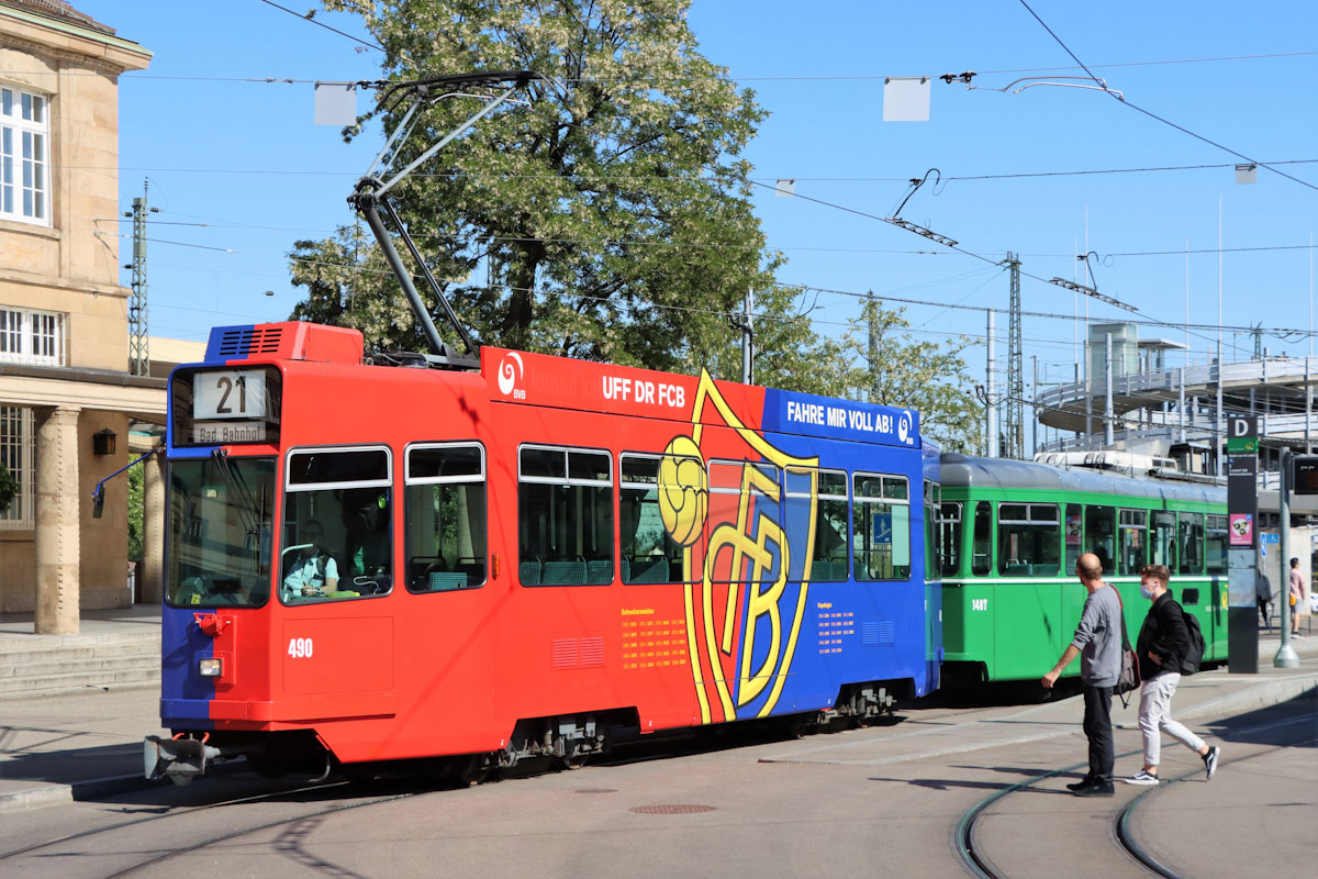 Basel, Schindler/SIG/BBC Be 4/4 Nr. 490