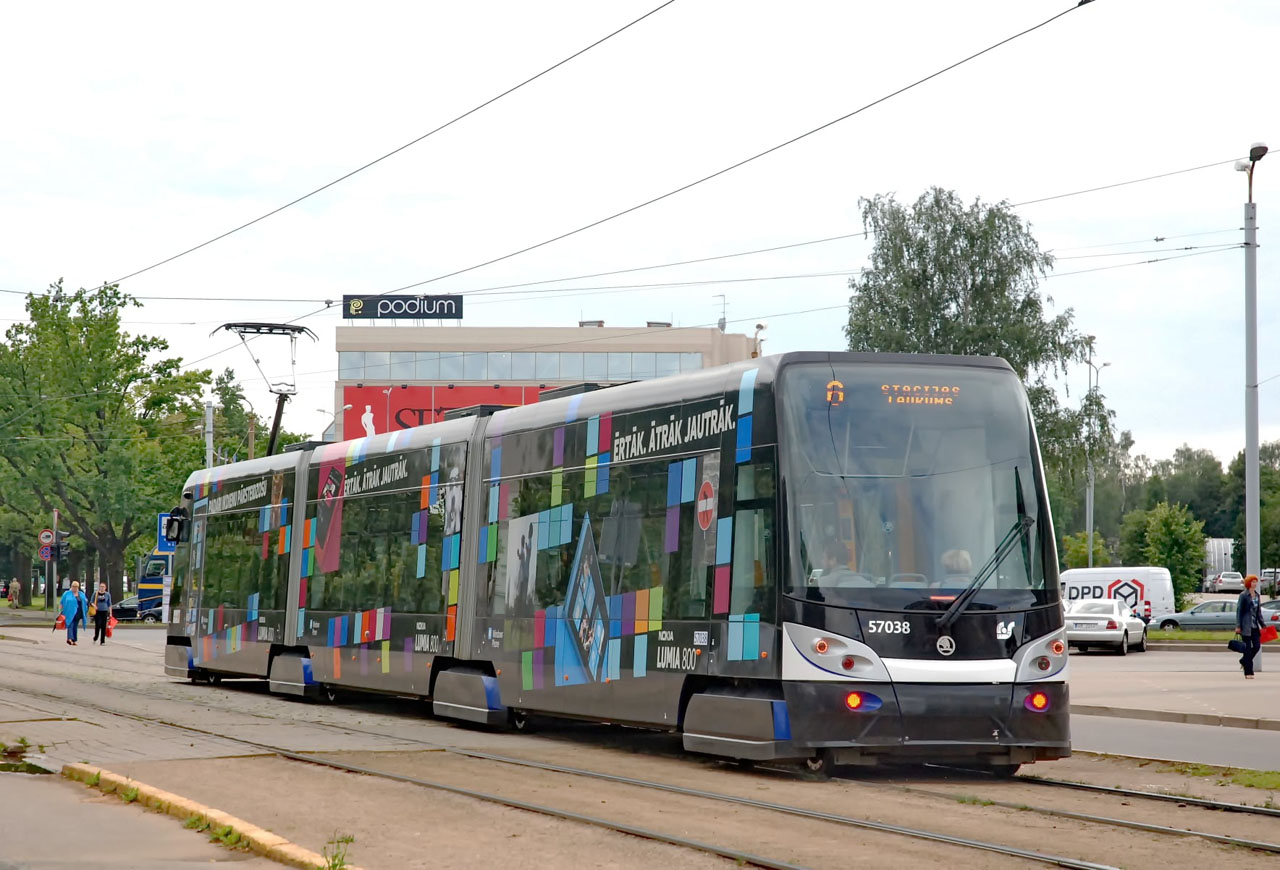 Рига, Škoda 15T ForCity Alfa Riga № 57038