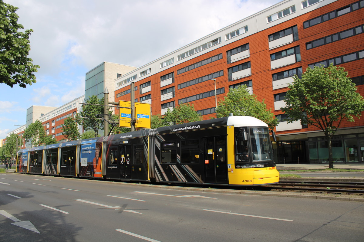 Берлин, Bombardier Flexity Berlin (GT8-08ZR/F8Z) № 9090