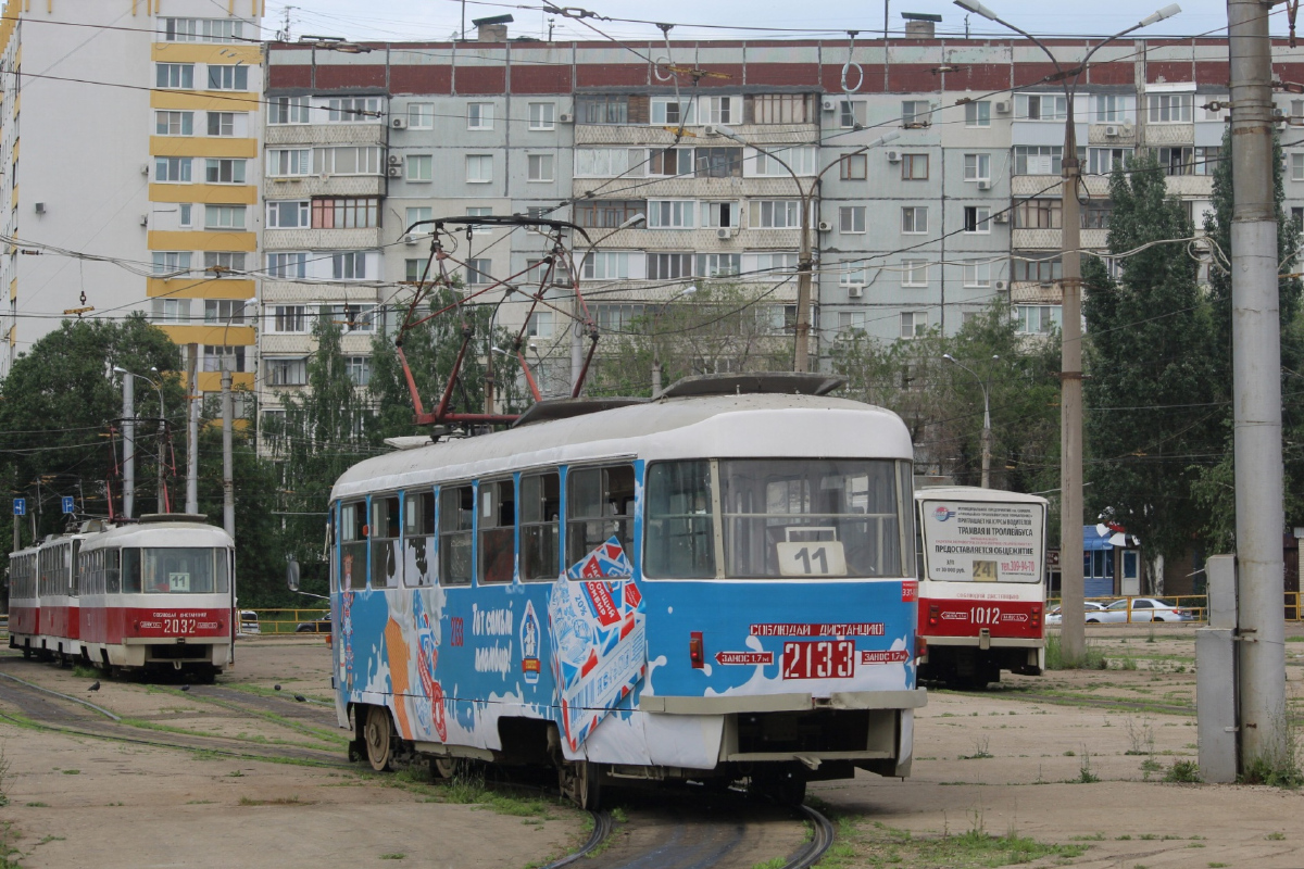 Самара, Tatra T3SU № 2133; Самара — Конечные станции и кольца (трамвай)