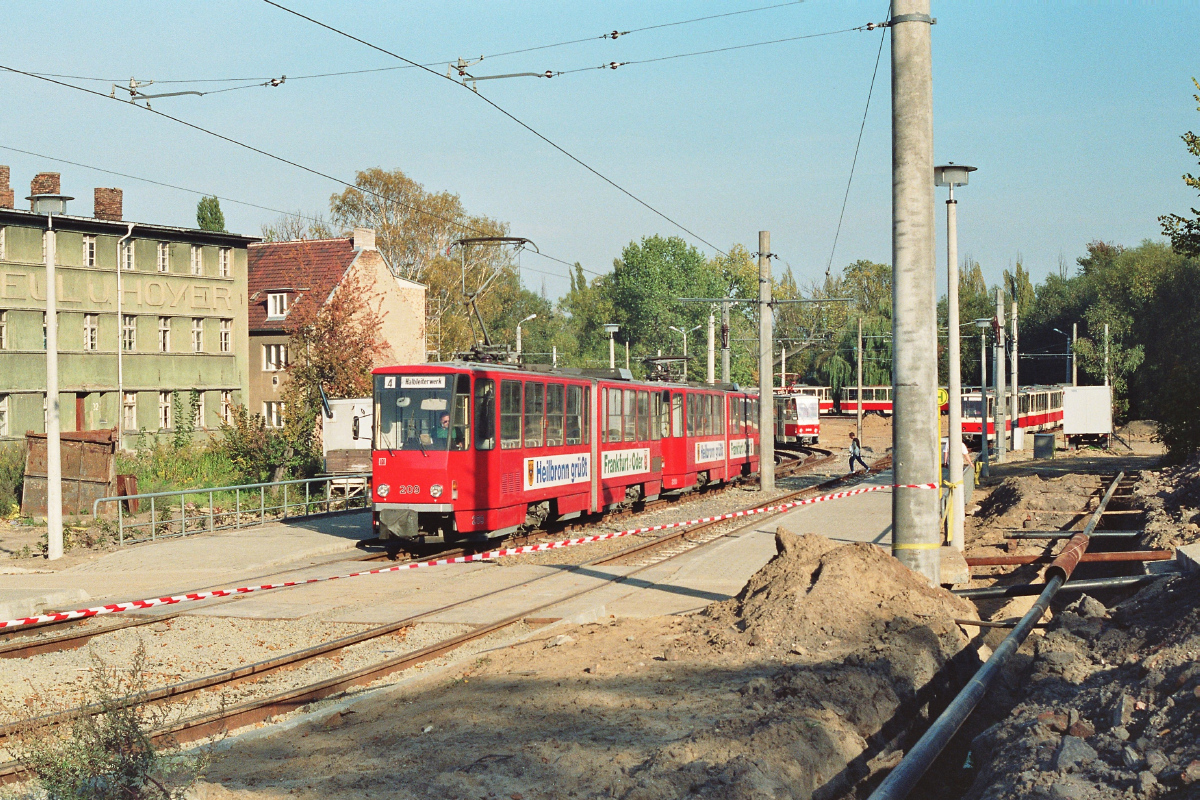 Франкфурт-на-Одере, Tatra KT4D № 209; Франкфурт-на-Одере — Старые фотографии