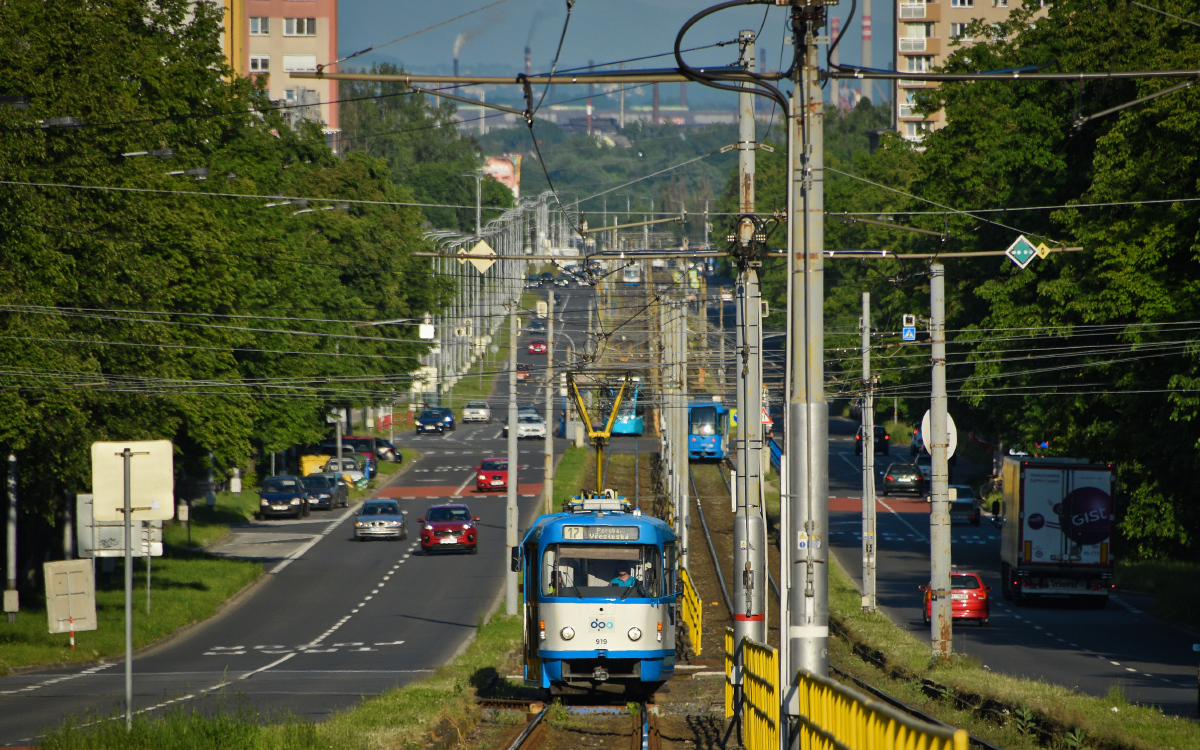Острава, Tatra T3R.P № 919