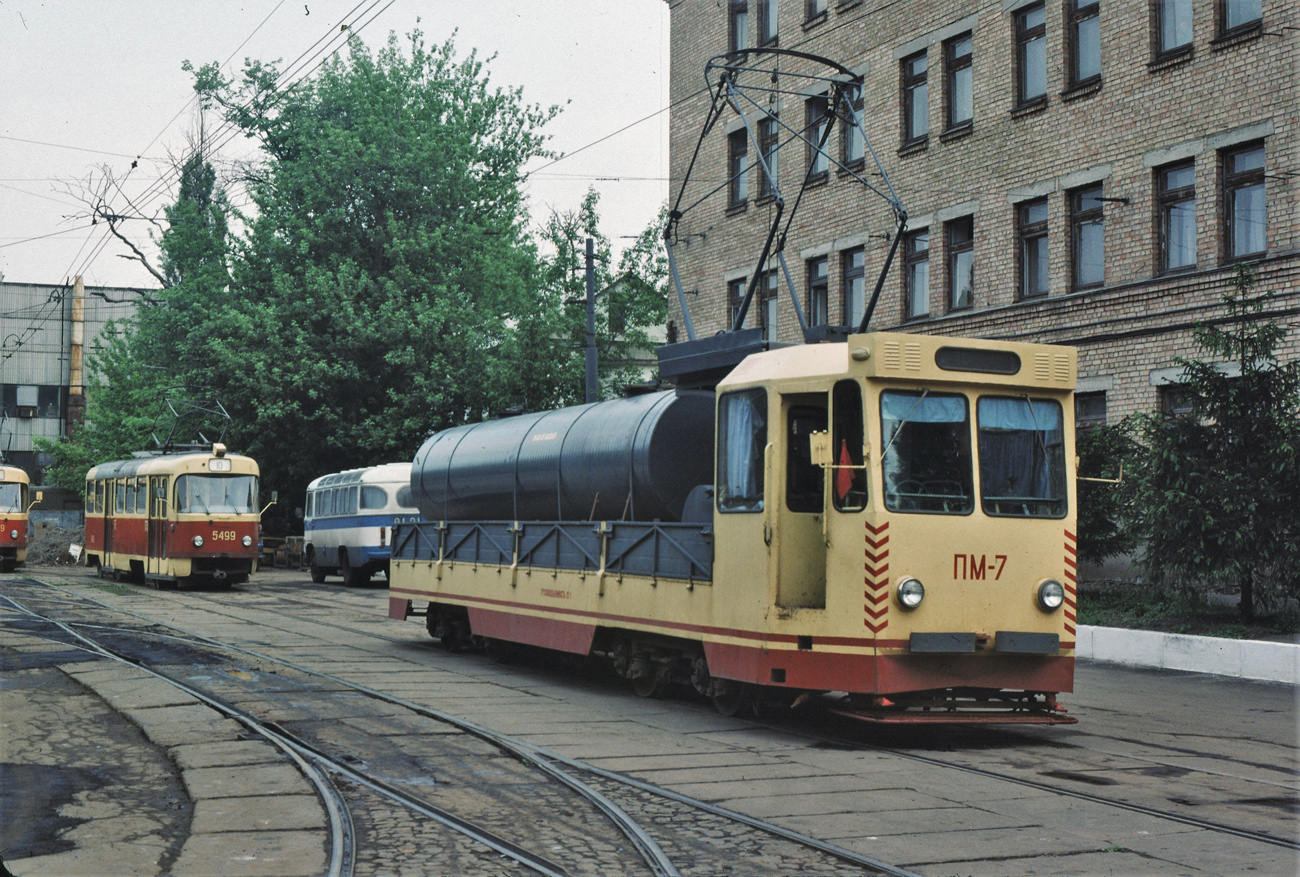 Киев, Tatra T3SU № 5499; Киев, МТВ-82 № ПМ-7